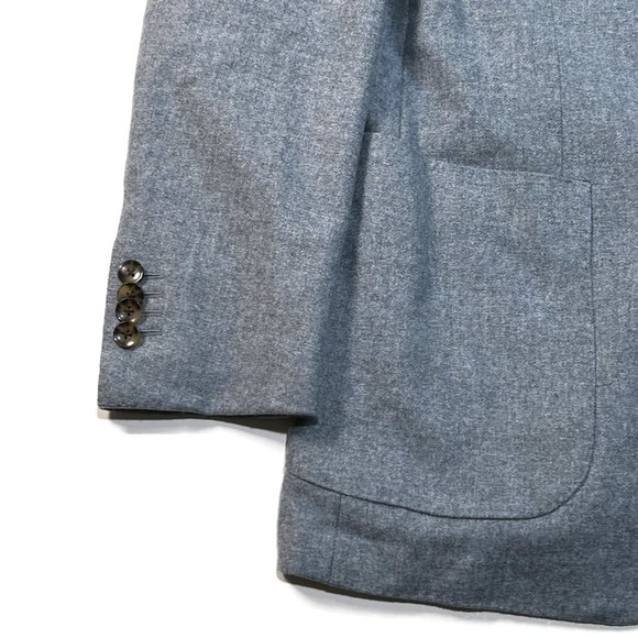 Suitsupply Havana Patch Light Blue Blazer Mens 40R Slim 50 Italy Wool Jacket - Picture 7 of 10